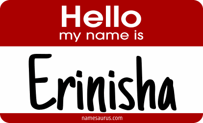 Hello my name is Erinisha png download