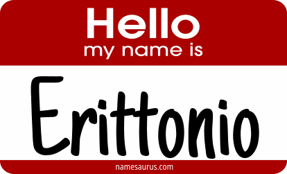 Hello my name is Erittonio png download