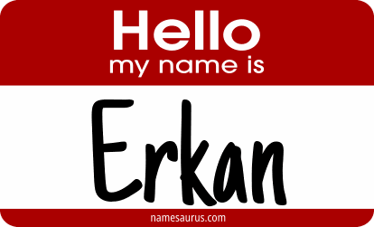 Hello my name is Erkan png download