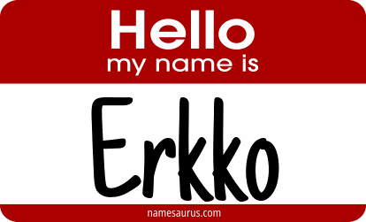 Hello my name is Erkko png download