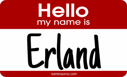 Hello my name is Erland png download