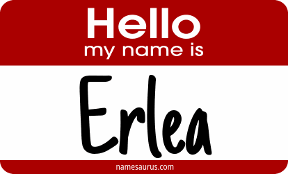 Hello my name is Erlea png download