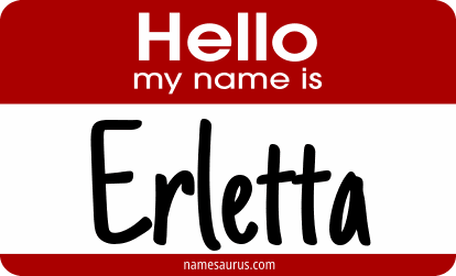 Hello my name is Erletta png download