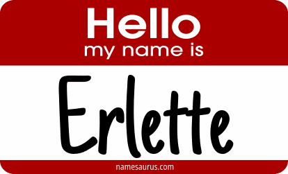 Hello my name is Erlette png download