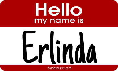 Hello my name is Erlinda png download