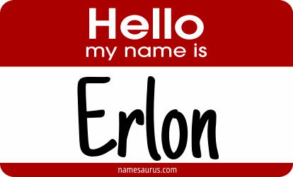 Hello my name is Erlon png download