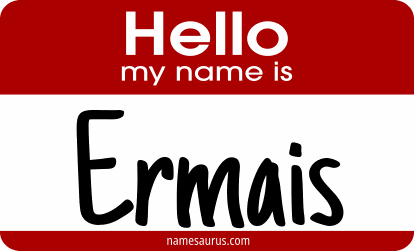 Hello my name is Ermais png download