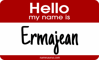 Hello my name is Ermajean png download