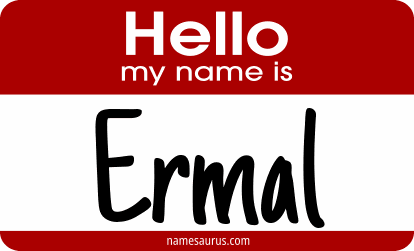 Hello my name is Ermal png download