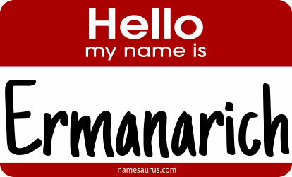 Hello my name is Ermanarich png download