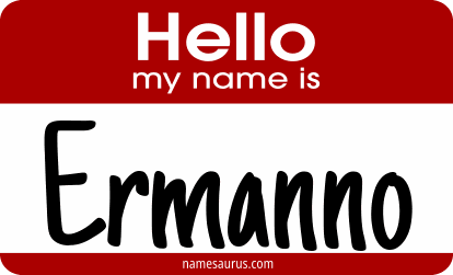 Hello my name is Ermanno png download