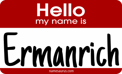 Hello my name is Ermanrich png download