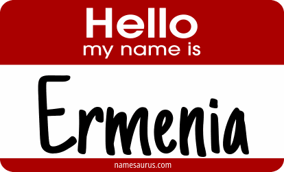 Hello my name is Ermenia png download