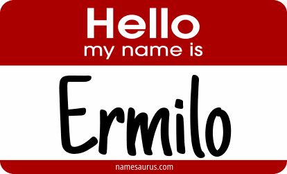 Hello my name is Ermilo png download