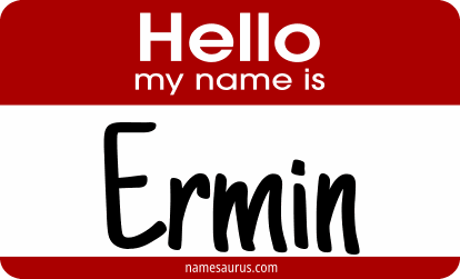 Hello my name is Ermin png download