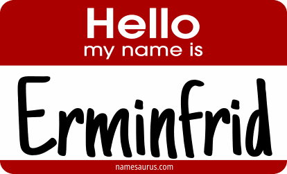 Hello my name is Erminfrid png download