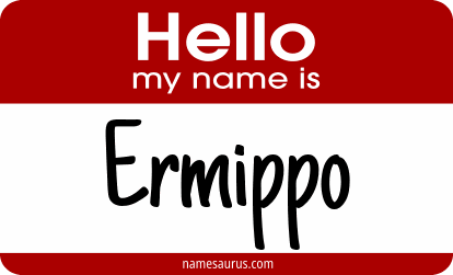 Hello my name is Ermippo png download