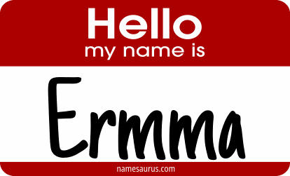 Hello my name is Ermma png download
