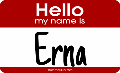 Hello my name is Erna png download
