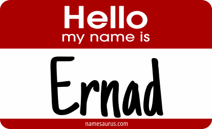 Hello my name is Ernad png download