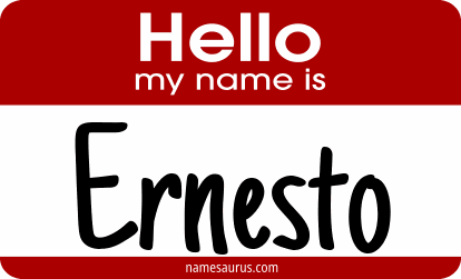 Hello my name is Ernesto png download