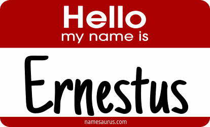 Hello my name is Ernestus png download