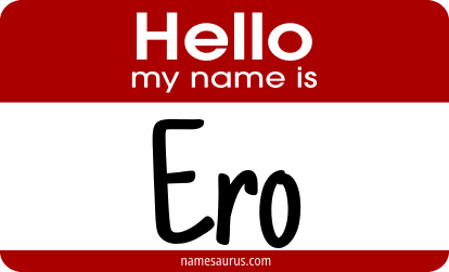 Hello my name is Ero png download