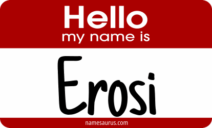 Hello my name is Erosi png download