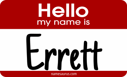 Hello my name is Errett png download