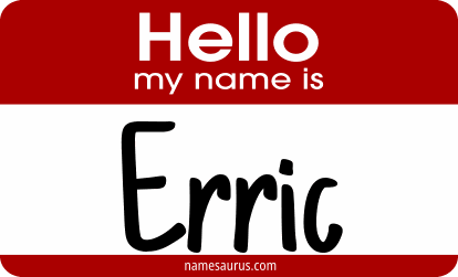 Hello my name is Erric png download