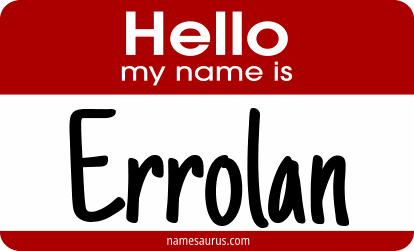 Hello my name is Errolan png download