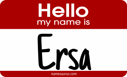 Hello my name is Ersa png download
