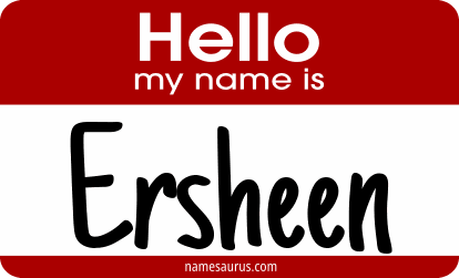 Hello my name is Ersheen png download