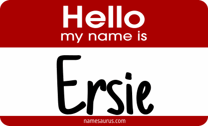 Hello my name is Ersie png download