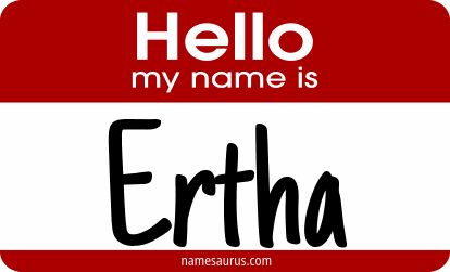Hello my name is Ertha png download