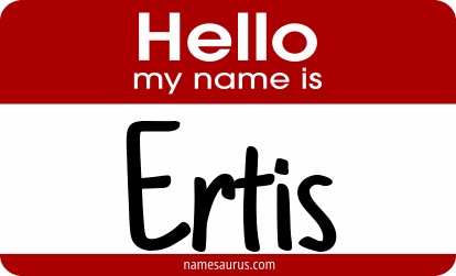 Hello my name is Ertis png download