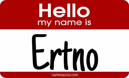 Hello my name is Ertno png download