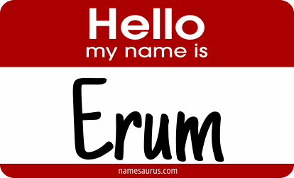 Hello my name is Erum png download