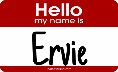 Hello my name is Ervie png download
