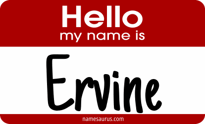 Hello my name is Ervine png download