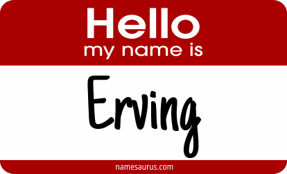 Hello my name is Erving png download