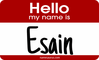 Hello my name is Esain png download