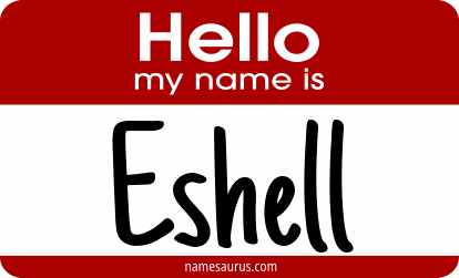 Hello my name is Eshell png download