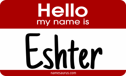 Hello my name is Eshter png download