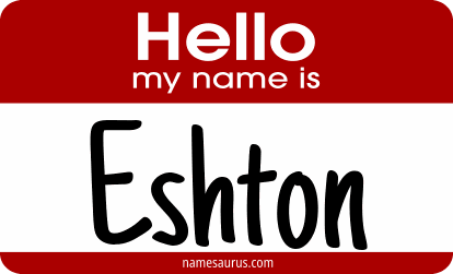 Hello my name is Eshton png download