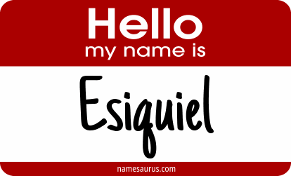 Hello my name is Esiquiel png download