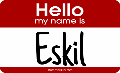 Hello my name is Eskil png download
