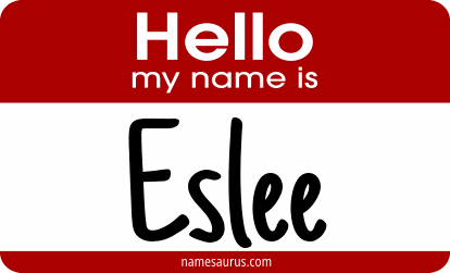 Hello my name is Eslee png download