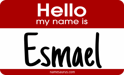 Hello my name is Esmael png download