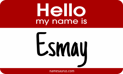 Hello my name is Esmay png download